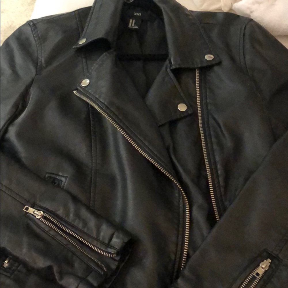 Faux Leather Jacket